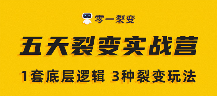 《5天裂变实战训练营》1套底层逻辑+3种裂变玩法，2020下半年微信裂变玩法_泡桐学堂