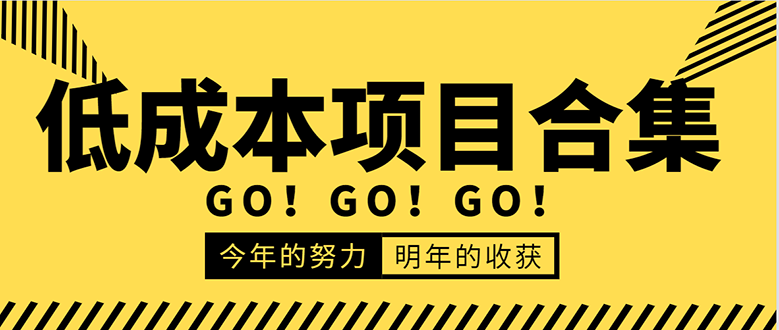 低成本零成本项目合集：赚钱快的慢的、暴利的，线上线下的，价值万元资料_泡桐学堂