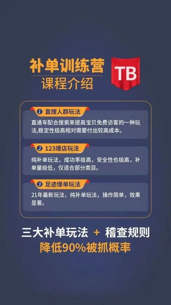 数据蛇淘宝2021最新三大补单玩法+稽查规则，降低90%被抓概率_泡桐学堂