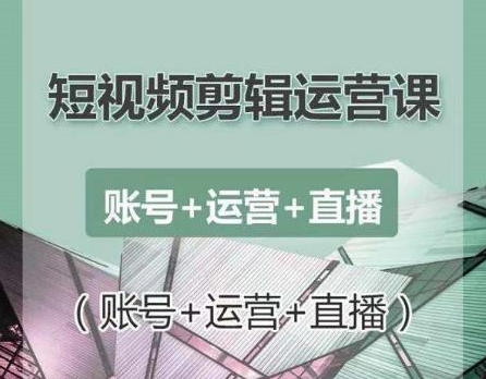 南小北短视频剪辑运营课：账号+运营+直播，零基础学习手机剪辑【视频课程】_泡桐学堂