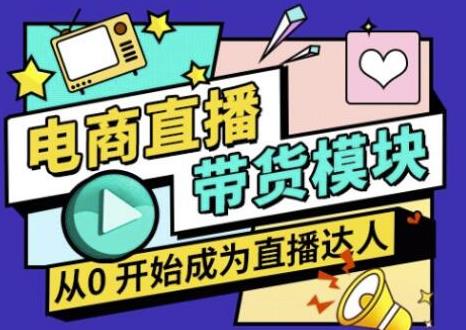 大鹏·电商直播带货课，系统学习直播带货各环节技巧和套路_泡桐学堂