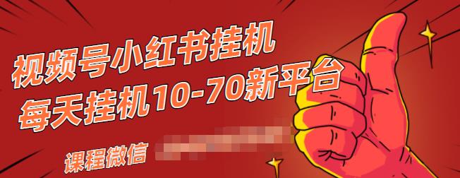 视频号小红书抖音挂机项目，小白无脑操作，按照要求来，单号每天几十米_泡桐学堂