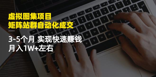 虚拟图集项目：矩阵站群自动化成交，3-5个月实现快速赚钱月入1W+左右_泡桐学堂