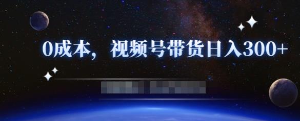 零基础视频号带货赚钱项目，0成本0门槛轻松日入300+【视频教程】_泡桐学堂
