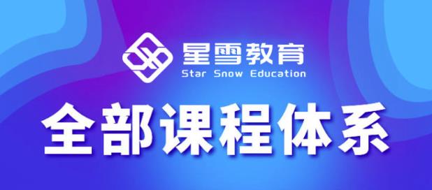 星雪教育淘系高级班，更全的运营提升方案，零基础由浅入深，店铺最新玩法_泡桐学堂