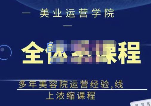 郑芳老师·网红美容院全套营销落地课程，多年美容院运营经验，线上浓缩课程_泡桐学堂