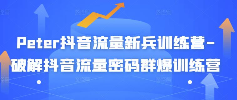 Peter抖音流量新兵训练营-破解抖音流量密码群爆训练营（新兵）_泡桐学堂