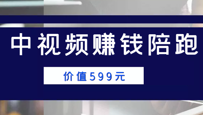 中视频赚钱陪跑，卖中视频账户赚钱收益陪跑项目（价值599元）_泡桐学堂