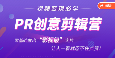 抖音赚钱必学的PR创意剪辑：零基础做出“影视级”大片，让人一看就忍不住为你点赞！_泡桐学堂
