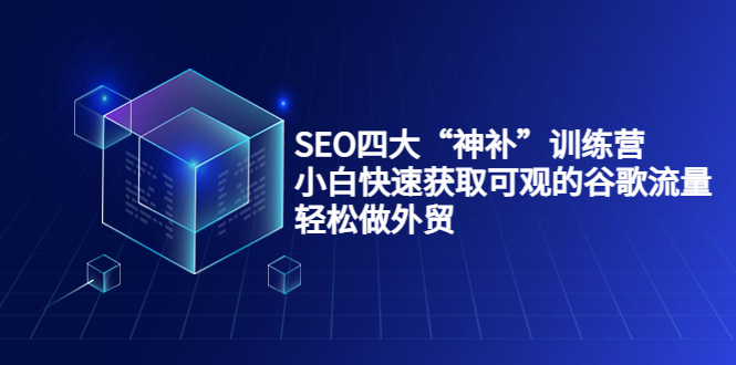 SEO四大“神补”训练营，小白快速获取可观的谷歌流量，轻松做外贸_泡桐学堂