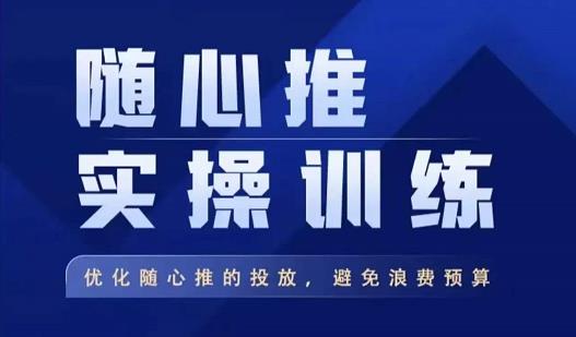 飞哥·随心推实操训练，优化随心推投放，避免浪费预算_泡桐学堂