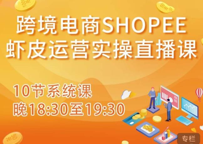 跨境电商Shopee虾皮运营实操直播课，从零开始学，入门到精通（10节系统课）_泡桐学堂