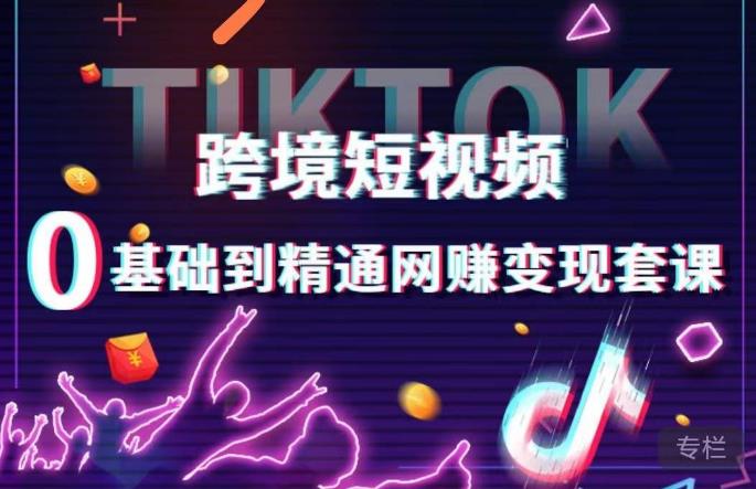 跨境短视频TIKTOK 0基础到精通网赚变现套课，跨境短视频独立站带货变现技巧_泡桐学堂