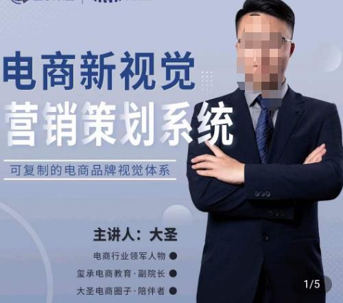 大圣·电商新视觉营销策划系统，可复制的电商品牌视觉识别系统_泡桐学堂