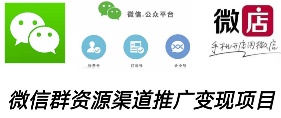 微信群码资源渠道内循环推广变现项目，多种变现方式，打通你的管道收益_泡桐学堂
