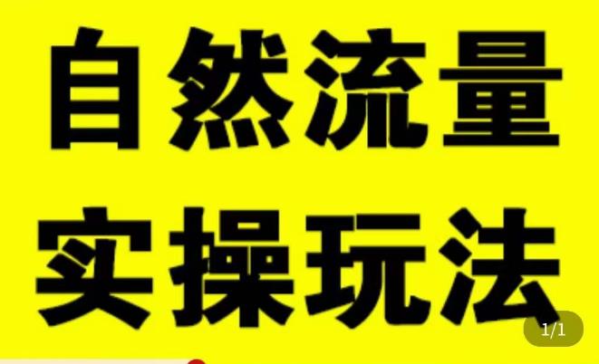 拼多多自然流量天花板，拼多多自然流的实操玩法，自然流量是怎么来的，如何开车带来自然流等知识_泡桐学堂