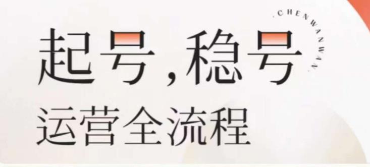 婉婉-起号稳号运营全流程，解决从小白到进阶所有运营知识，帮助解决账号所有运营难题_泡桐学堂