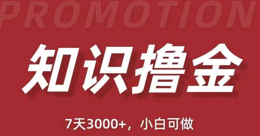 抖音知识撸金项目：简单粗暴日入1000+执行力强当天见收益(教程+资料)_泡桐学堂