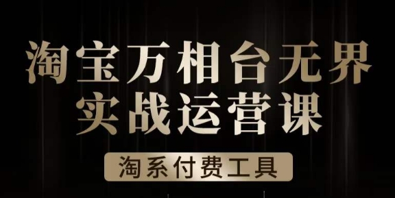 沧海·淘系万相台无界实战运营课，万相台无界实操全案例解析_泡桐学堂