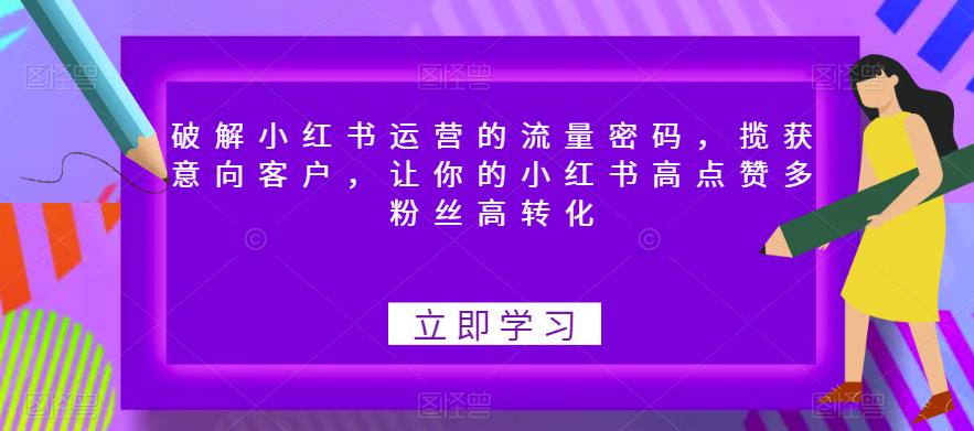 破解小红书运营的流量密码，揽获意向客户，让你的小红书高点赞多粉丝高转化_泡桐学堂