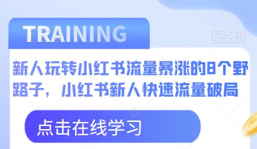 新人玩转小红书流量暴涨的8个野路子，小红书新人快速流量破局_泡桐学堂