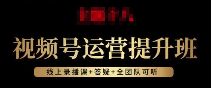 视频号运营提升班：视频号起号逻辑，视频号选品技巧及带货_泡桐学堂