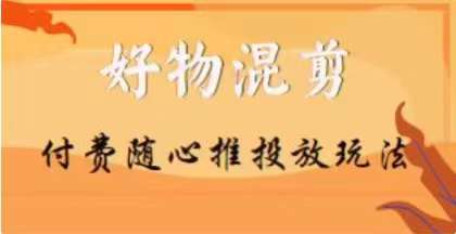 【万三】好物混剪付费随心推投放玩法，随心投放小课抖音教程_泡桐学堂