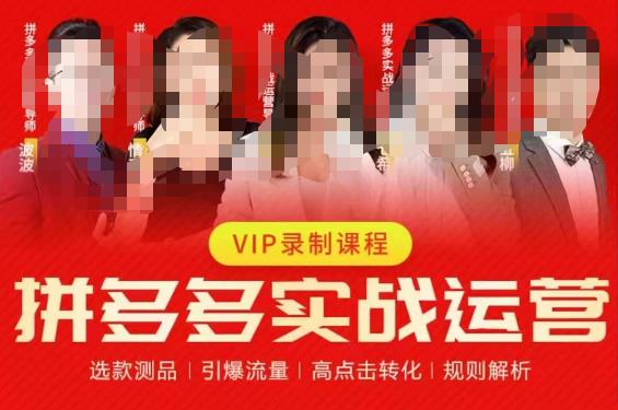 2023推易拼多多实战运营，选款测品、引爆流量、高点击转化、规则解析_泡桐学堂
