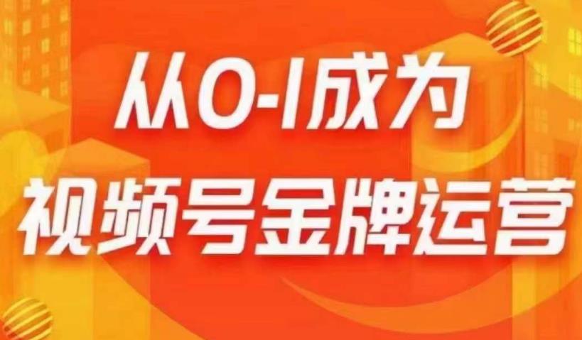 从0-1成为视频号金牌运营，微信运营/账号内容/选品组货/直播全案/起号策略，我们帮你在视频号赚到钱_泡桐学堂