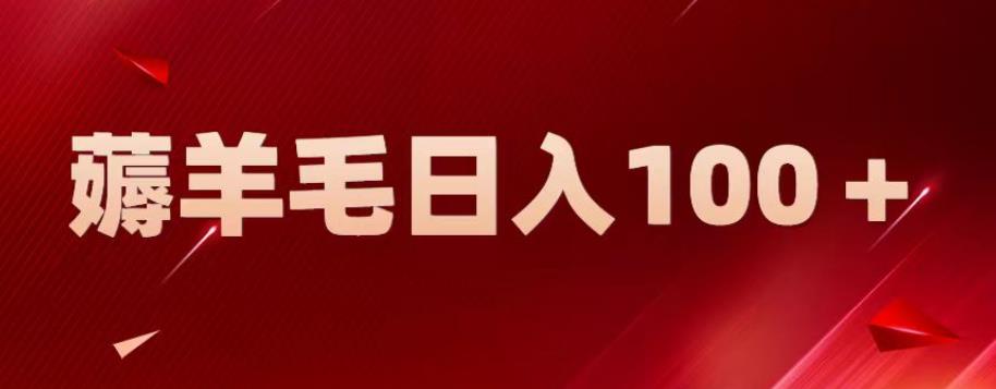 新平台零撸薅羊毛，一天躺赚100＋，无脑复制粘贴【揭秘】_泡桐学堂