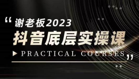 蟹老板·2023抖音底层实操课，打造短视频的底层认知_泡桐学堂
