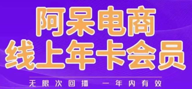 阿呆电商线上年会员，阿呆电商干货分享（更新中）_泡桐学堂