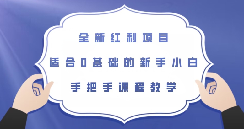 全新红利项目，适合0基础的新手小白，手把手课程教学【揭秘】_泡桐学堂