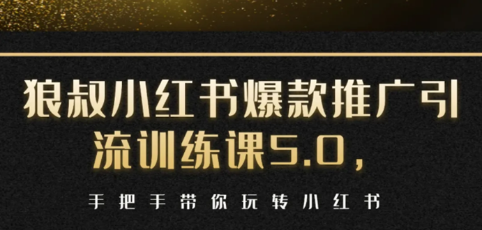 图片[1]_小红书爆款推广引流训练课5.0，手把手带你玩转小红书（17节实操视频+话术）_泡桐学堂