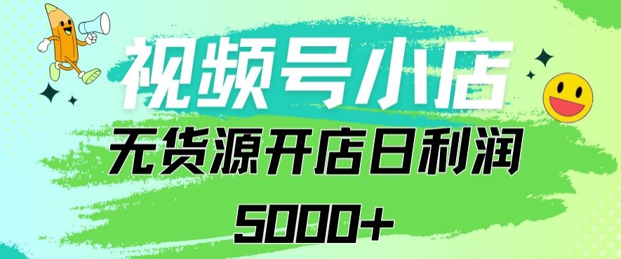 视频号无货源小店从0到1日订单量千单以上纯利润稳稳5000+【揭秘】_泡桐学堂