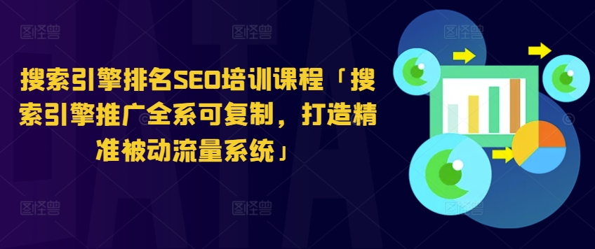 搜索引擎排名SEO培训课程「搜索引擎推广全系可复制，打造精准被动流量系统」_泡桐学堂