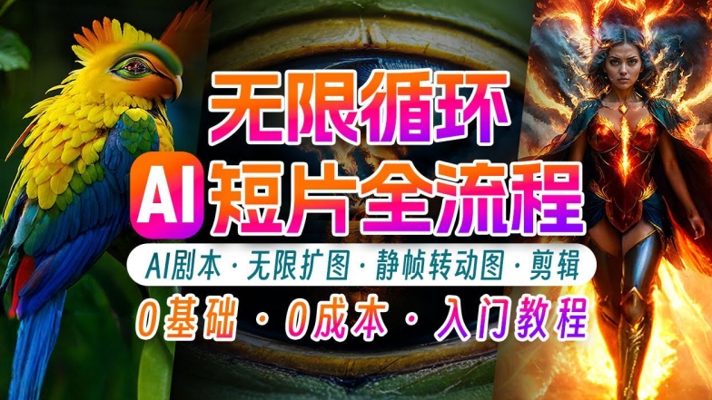 AI剪辑无限循环画面：新手轻松月入上万的秘技【揭秘】_泡桐学堂