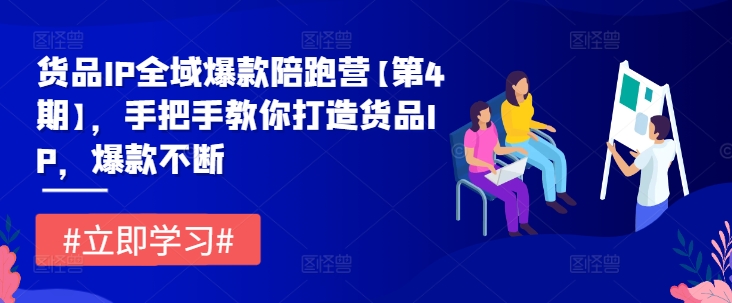 货品IP全域爆款陪跑营【第4期】，手把手教你打造货品IP，爆款不断_泡桐学堂