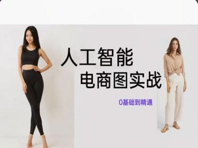 人工智能SD电商图实战，ai绘图0基础到精通_泡桐学堂