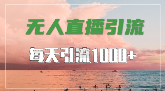 抖音快手视频号全平台通用，无人直播引流法，超暴力引流1000+高质量精准创业粉【揭秘】_泡桐学堂
