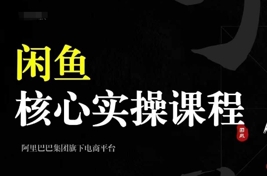 2024闲鱼核心实操课程，从养号、选品、发布、销售，教你做一个出单的闲鱼号_泡桐学堂