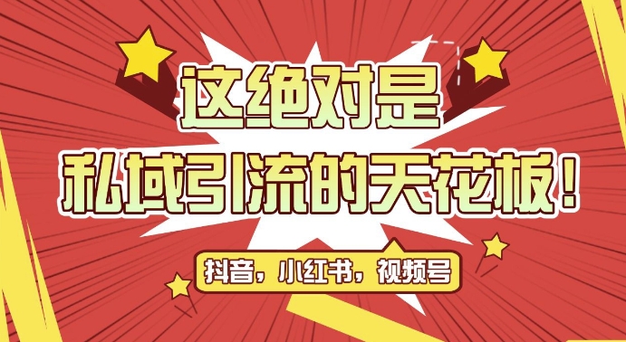 最新首发全平台引流玩法，公域引流私域玩法，轻松获客500+，附引流脚本，克隆截流自热玩法【揭秘】_泡桐学堂