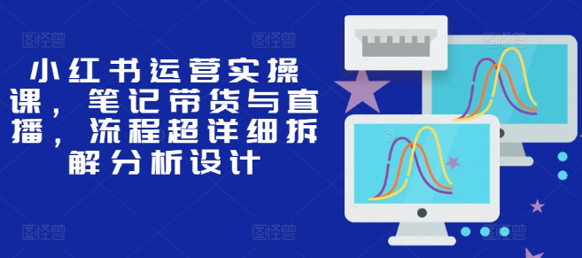 小红书运营实操课，笔记带货与直播，流程超详细拆解分析设计_泡桐学堂