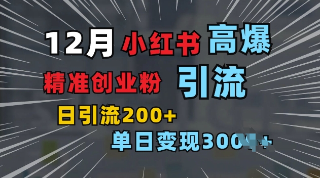 小红书一张图片“引爆”创业粉，单日+200+精准创业粉 可筛选付费意识创业粉【揭秘】_泡桐学堂