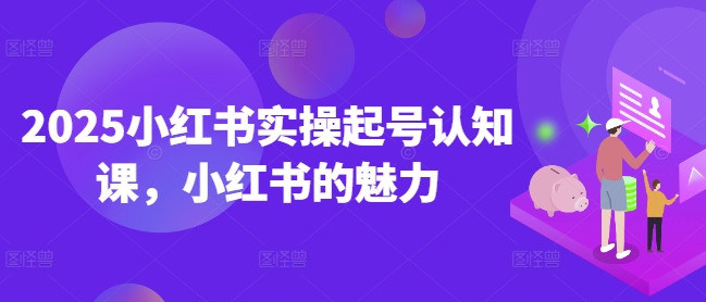 2025小红书实操起号认知课，小红书的魅力_泡桐学堂