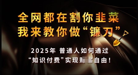知识付费如何做到月入过W+，2025我来教你做“镰刀”【揭秘】_泡桐学堂