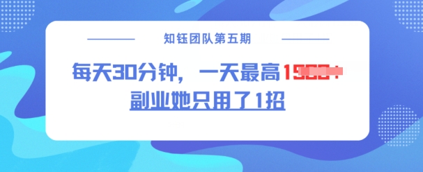 副业她只用了1招，每天30分钟，无脑二创，一天最高1.5k_泡桐学堂