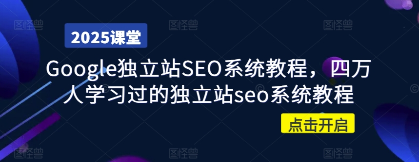 Google独立站SEO系统教程，四万人学习过的独立站seo系统教程_泡桐学堂