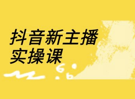 抖音新主播实操课，直播间流量运营线上实操课(18节)_泡桐学堂