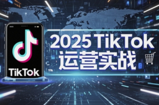 2025TikTok电商运营，掌握TikTok店铺运营核心技巧，实现低成本高转化_泡桐学堂